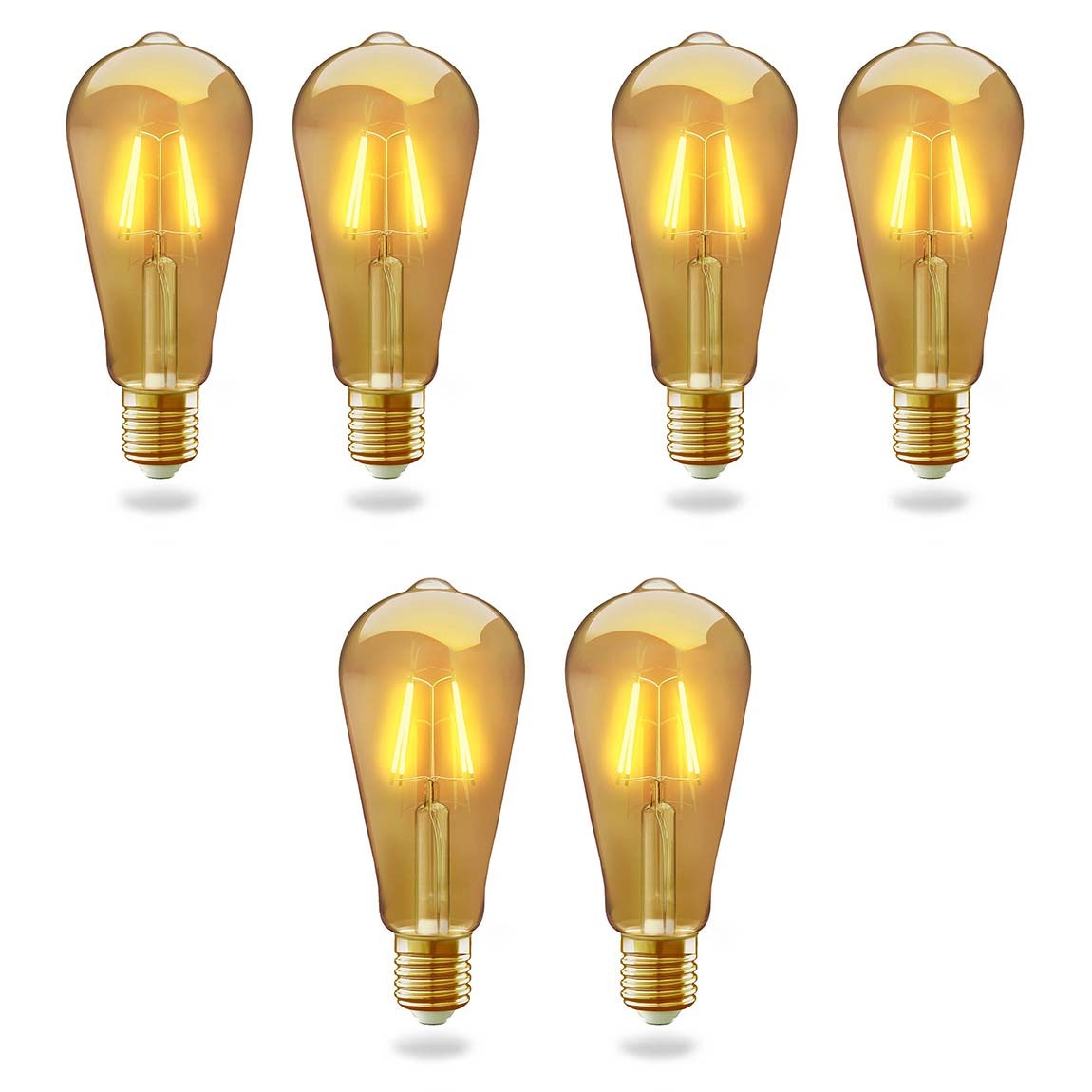 Innr Wifi Filament Vintage Edison E27 6-pack