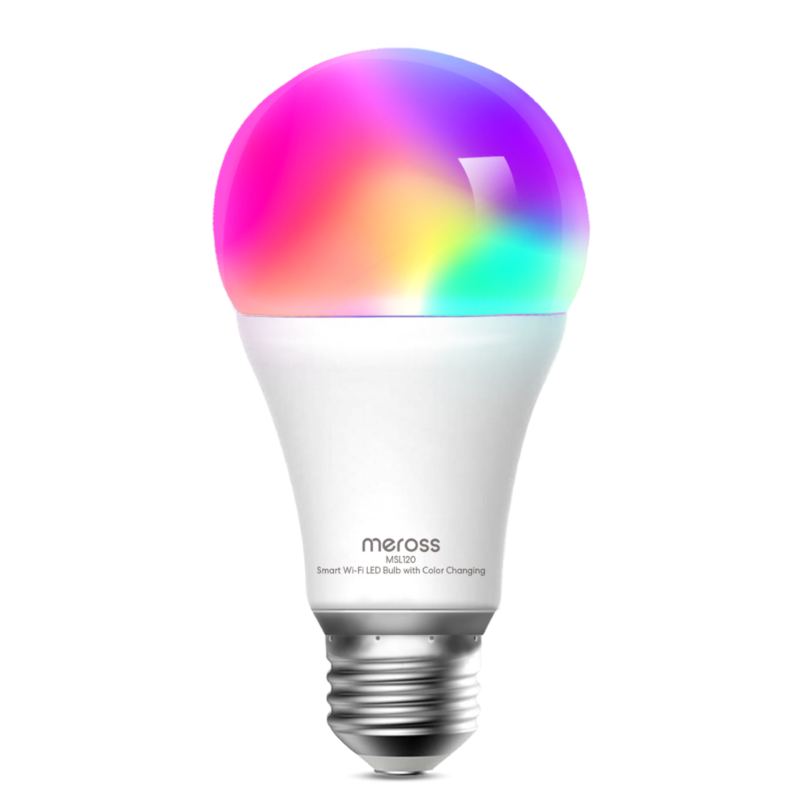 Meross Smart Wifi LED Bulb E27 Color - vit