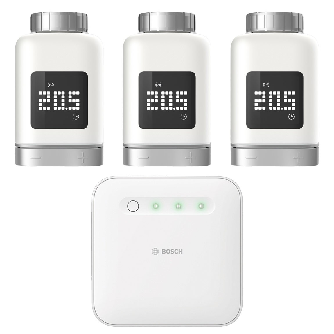 Bosch Smart Home - Starter Set Uppvärmning II med 3 Elementtermostater