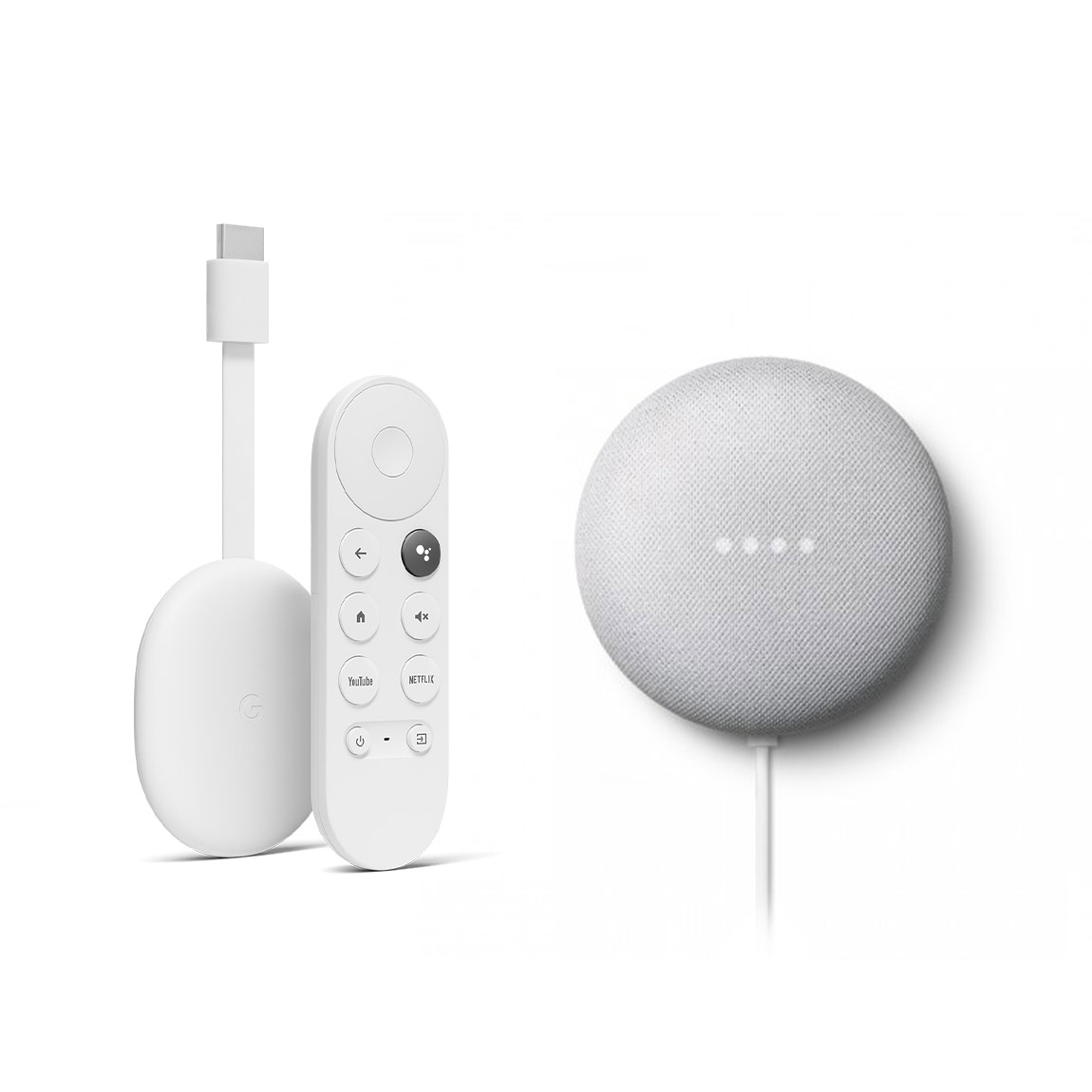 Chromecast med Google TV (HD) + Google Nest Mini