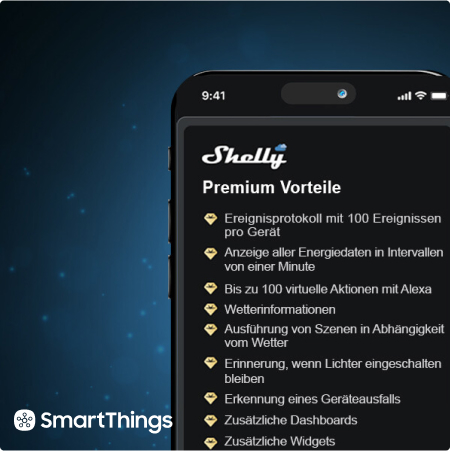 Shelly Smart Control app fördelar