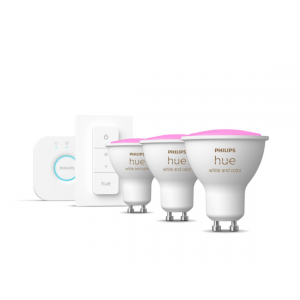 Philips Hue White & Color Ambiance GU10 Starter-Kit - 3 bulbs