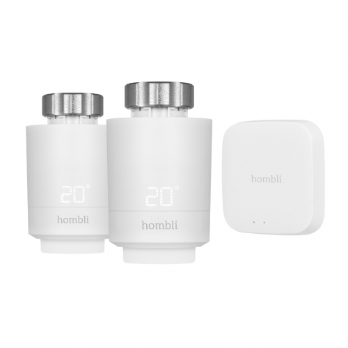 Hombli Smart Radiator Thermostat Start Kit (2 + Bluetooth Bridge)