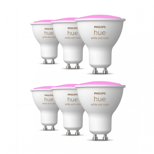 Philips Hue White & Color Ambiance GU10 Bluetooth 6-pack 
