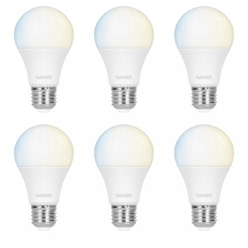 Hombli Smart Bulb 9W CCT (E27) 6-pack