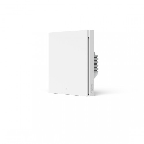 Aqara Smart Wall Switch H1 (no neutral. single rocker) - Enkelkontakt 