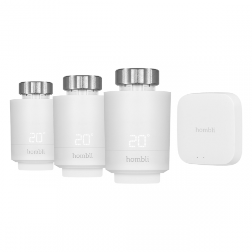 Hombli Smart Radiator Thermostat Start Kit + 3 Thermostats