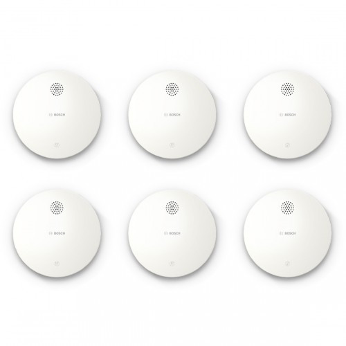 Bosch Smart Home Smoke Alarm II - Brandvarnare 6-pack